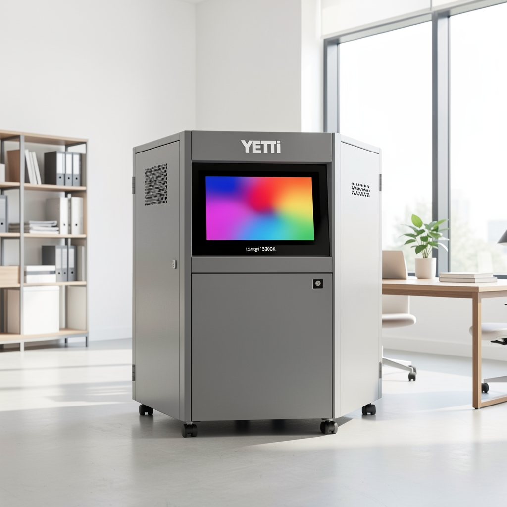 Goal Zero Yeti 1500X enerji istasyonu, gri kasa ve renkli LCD ekran