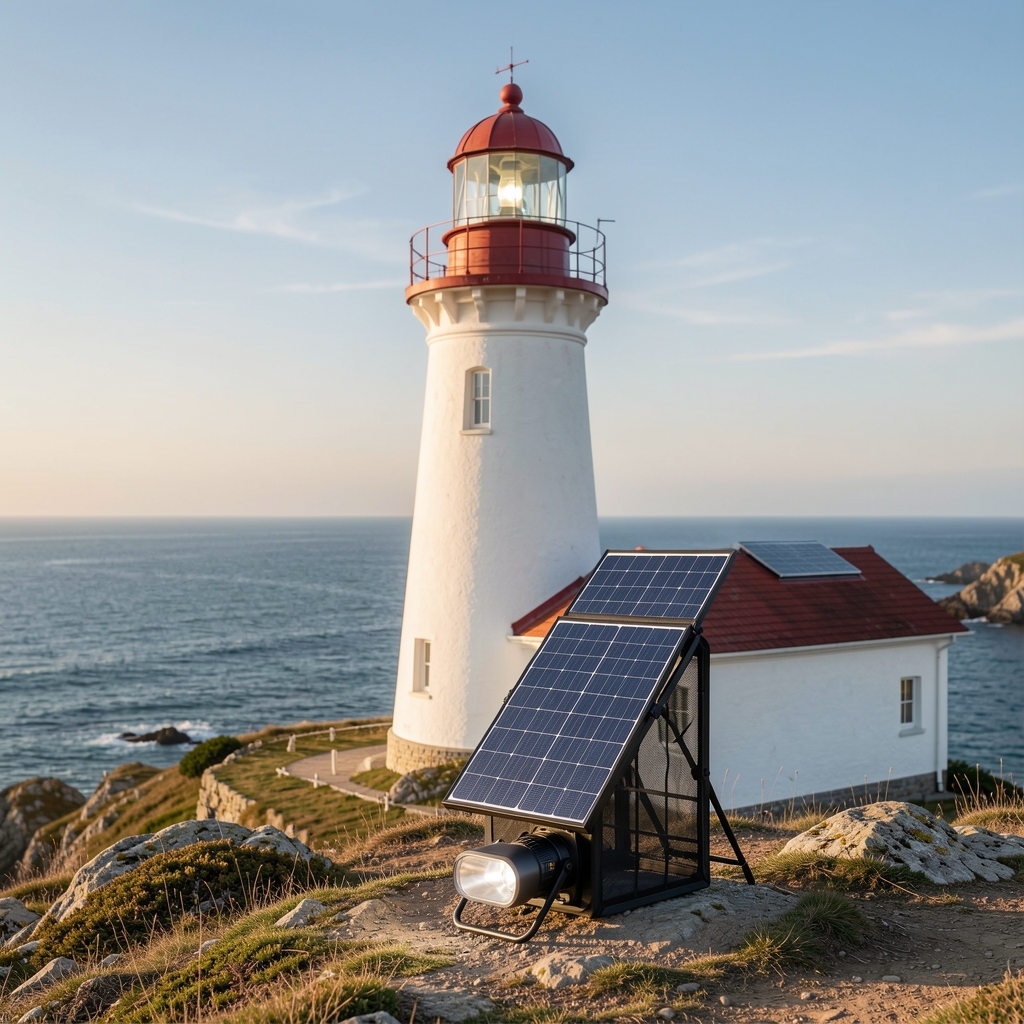 Goal Zero Lighthouse 600 şarj edilebilir kamp feneri — katlanabilir güneş paneli ile uyumlu