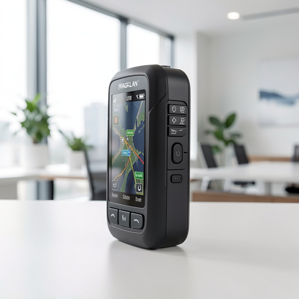 Magellan eXplorist 310 su geçirmez GPS navigasyon cihazı yandan görünüm
