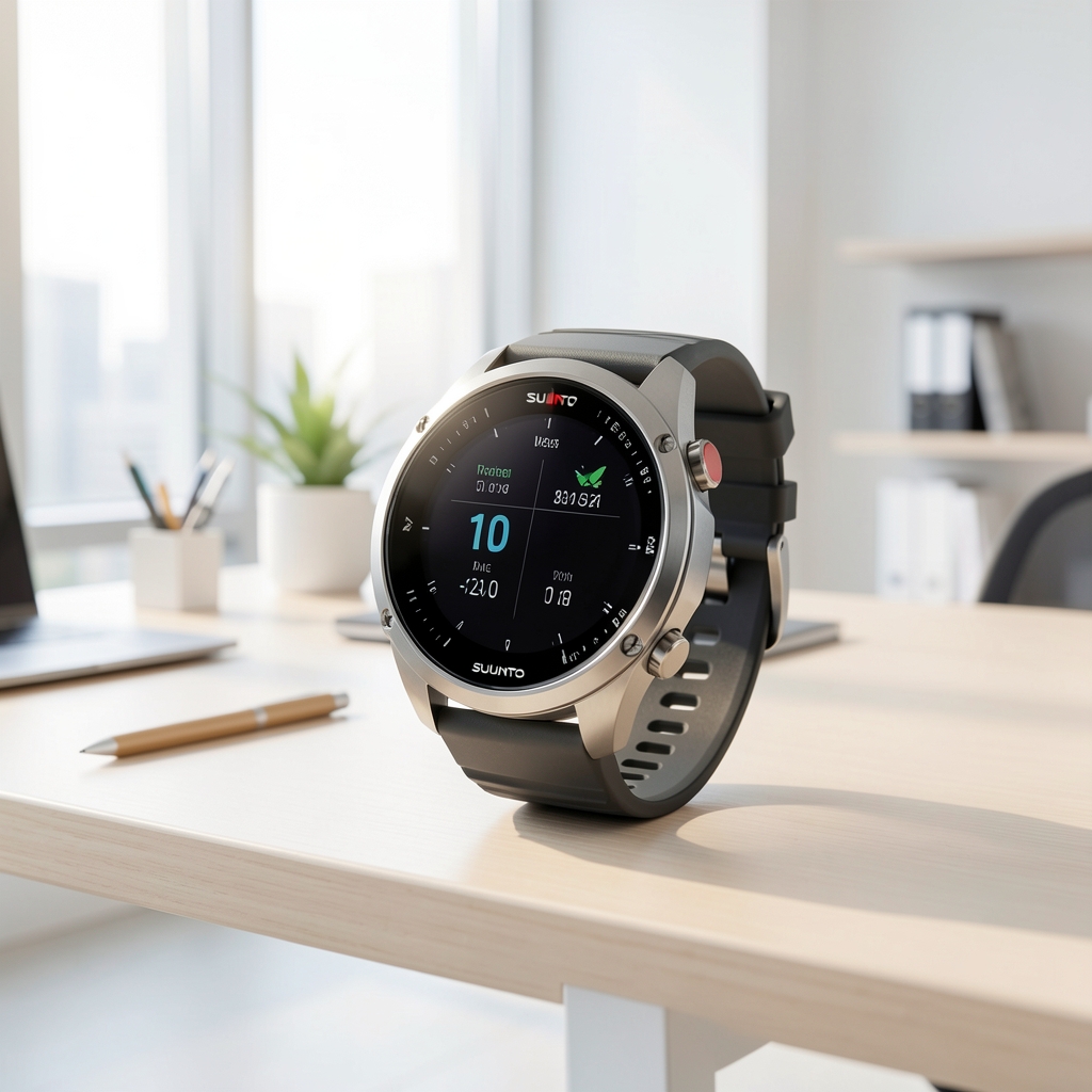 Suunto 9 Peak Pro outdoor GPS saati, ince profil ve metal kasa tasarımı